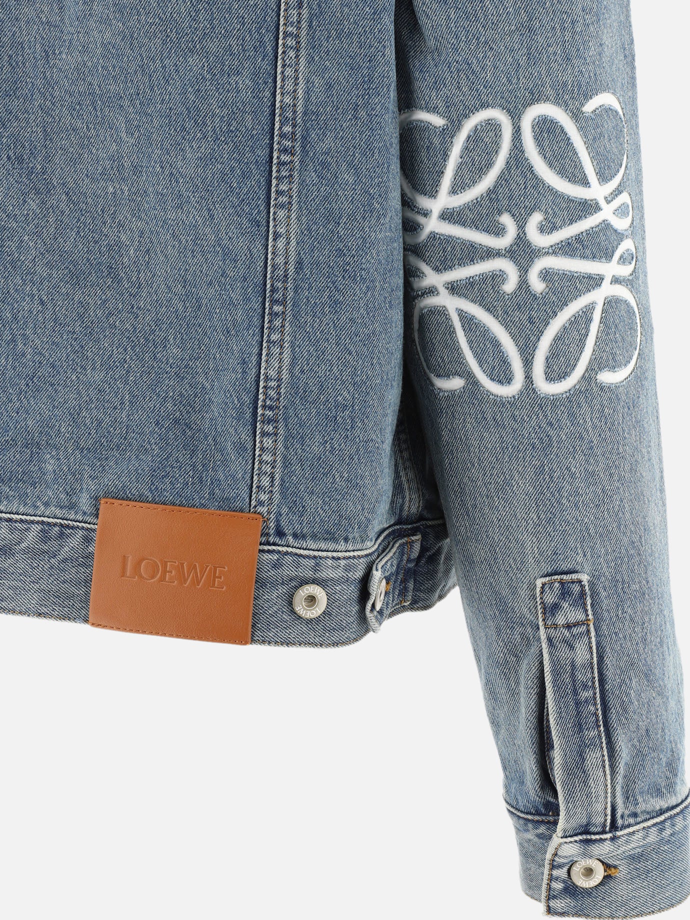 Denim jackets Solid colour  Blue - Loewe Men | PDP | VIETTI Online Store | thumbnail_4