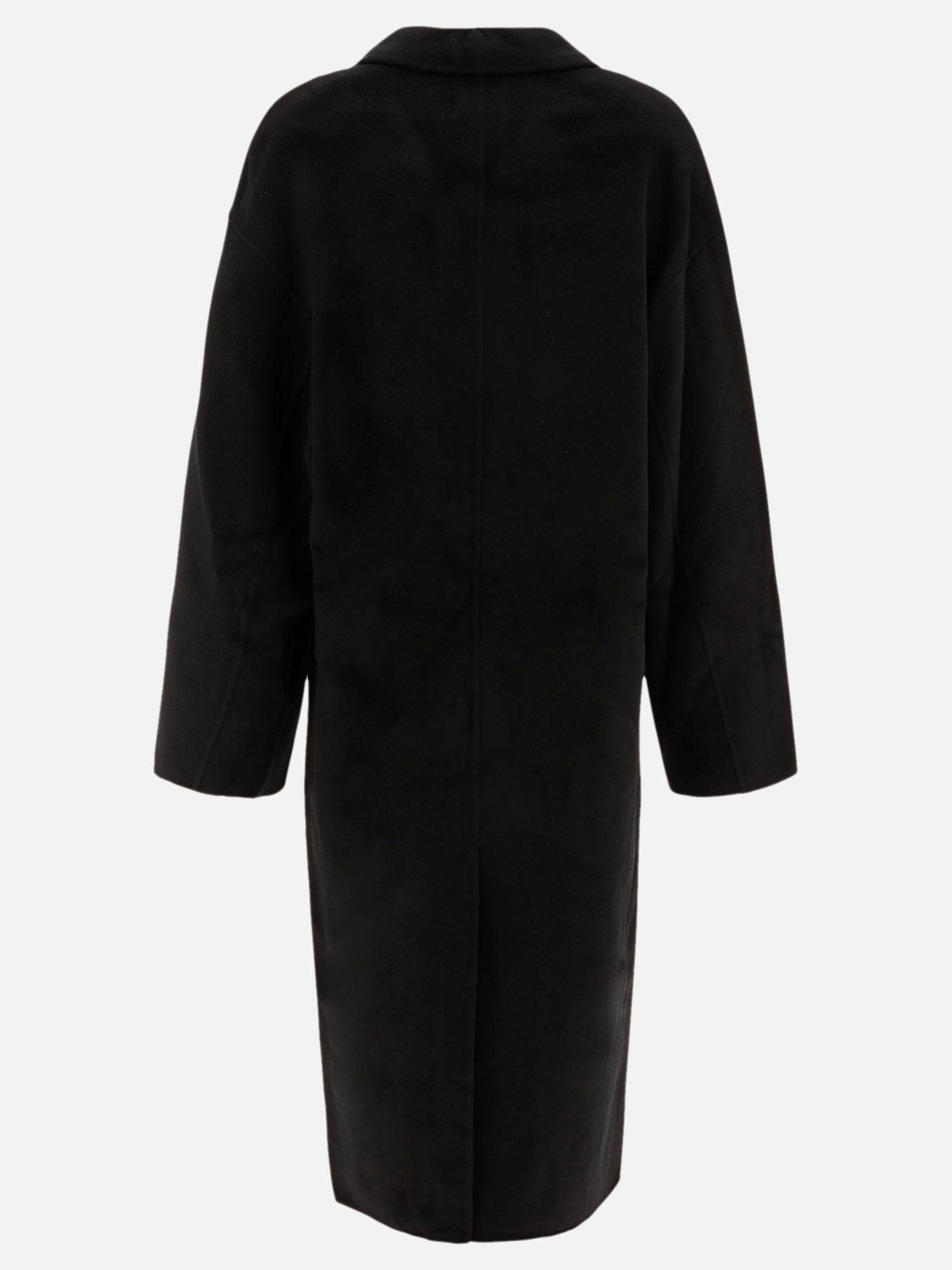 Long coats Solid colour  Black - Loulou Studio Women | PDP | VIETTI Online Store | thumbnail_2