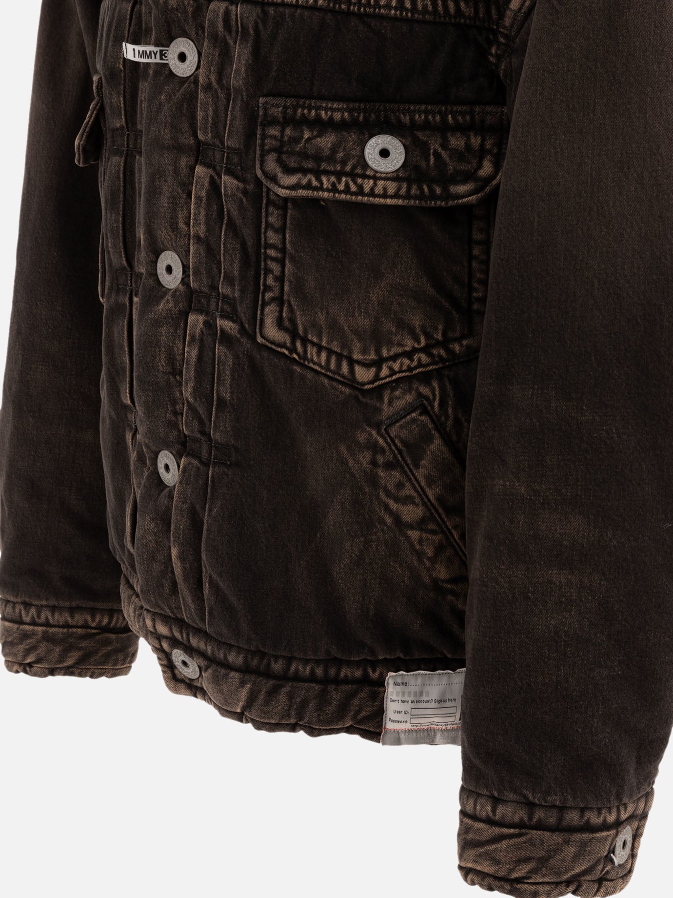 Denim jackets Solid colour  Black - Maison Mihara Yasuhiro Men | PDP | VIETTI Online Store | thumbnail_4