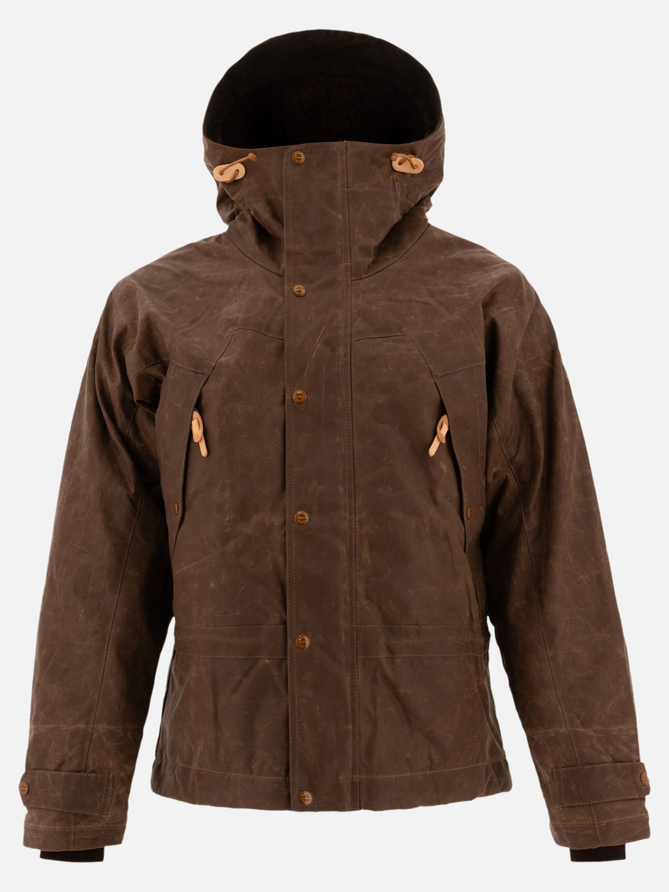 Parkas Solid colour  Brown - Manifattura Ceccarelli Men | PDP | VIETTI Online Store | thumbnail