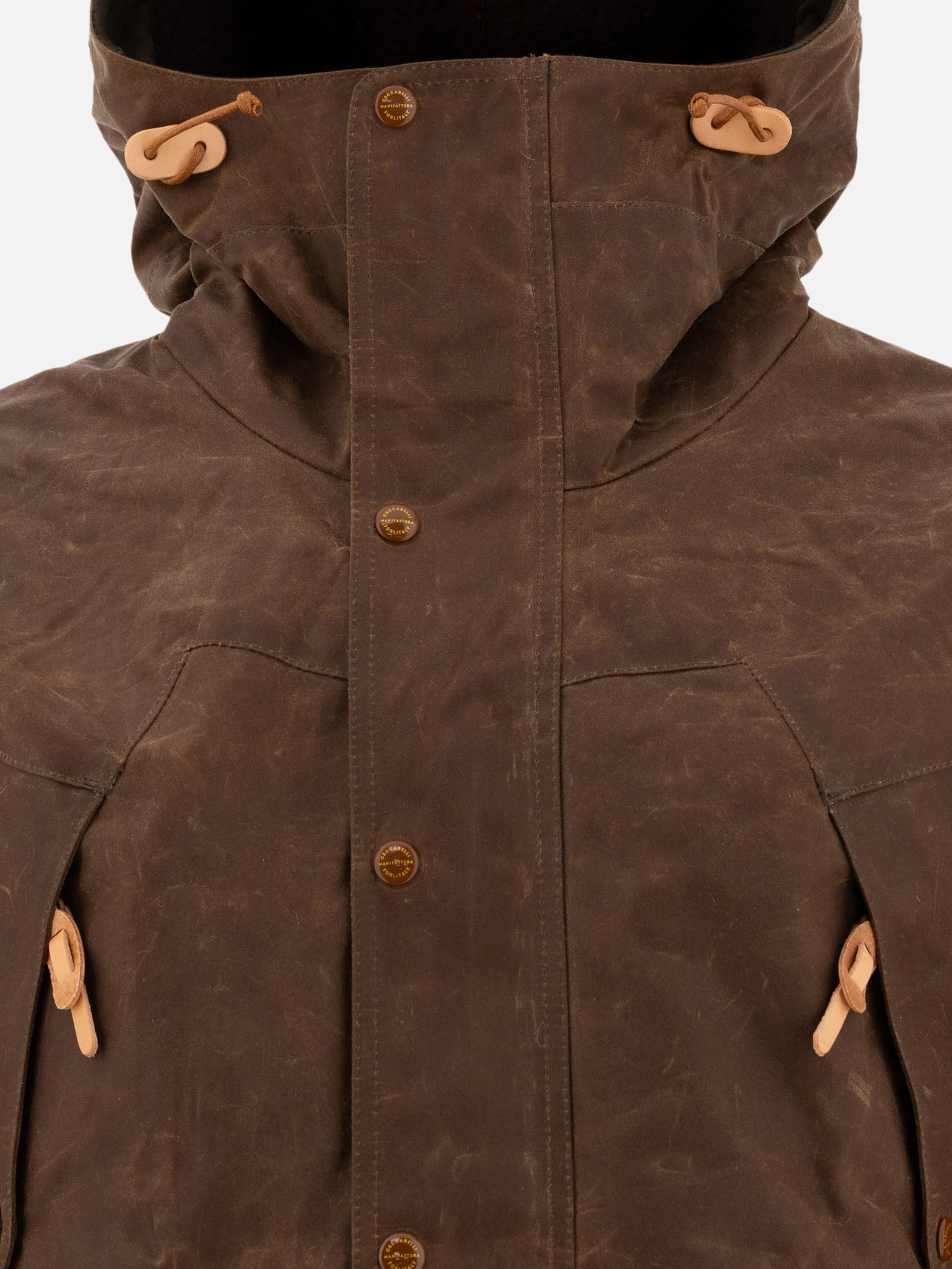 Parkas Solid colour  Brown - Manifattura Ceccarelli Men | PDP | VIETTI Online Store | Zoom-Modal_3
