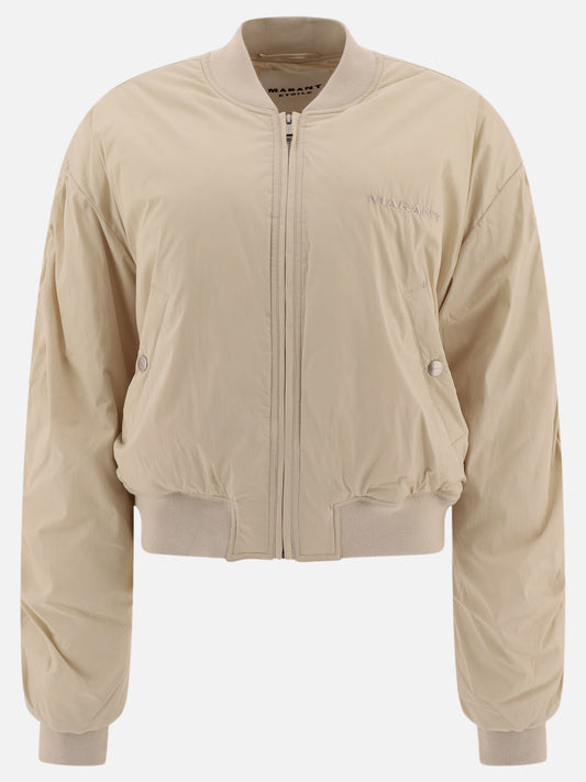 Bomber jackets Solid colour  Beige - Marant Étoile Women | PLP | VIETTI Online Store 
