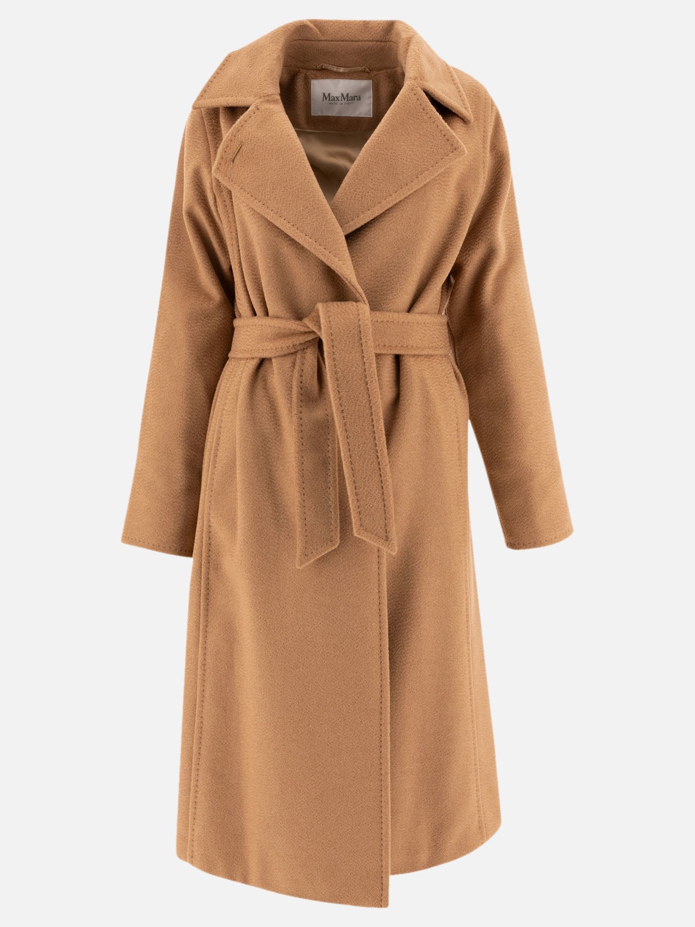 Long coats Solid colour  Beige - Max Mara Women | PDP | VIETTI Online Store | Zoom-Modal
