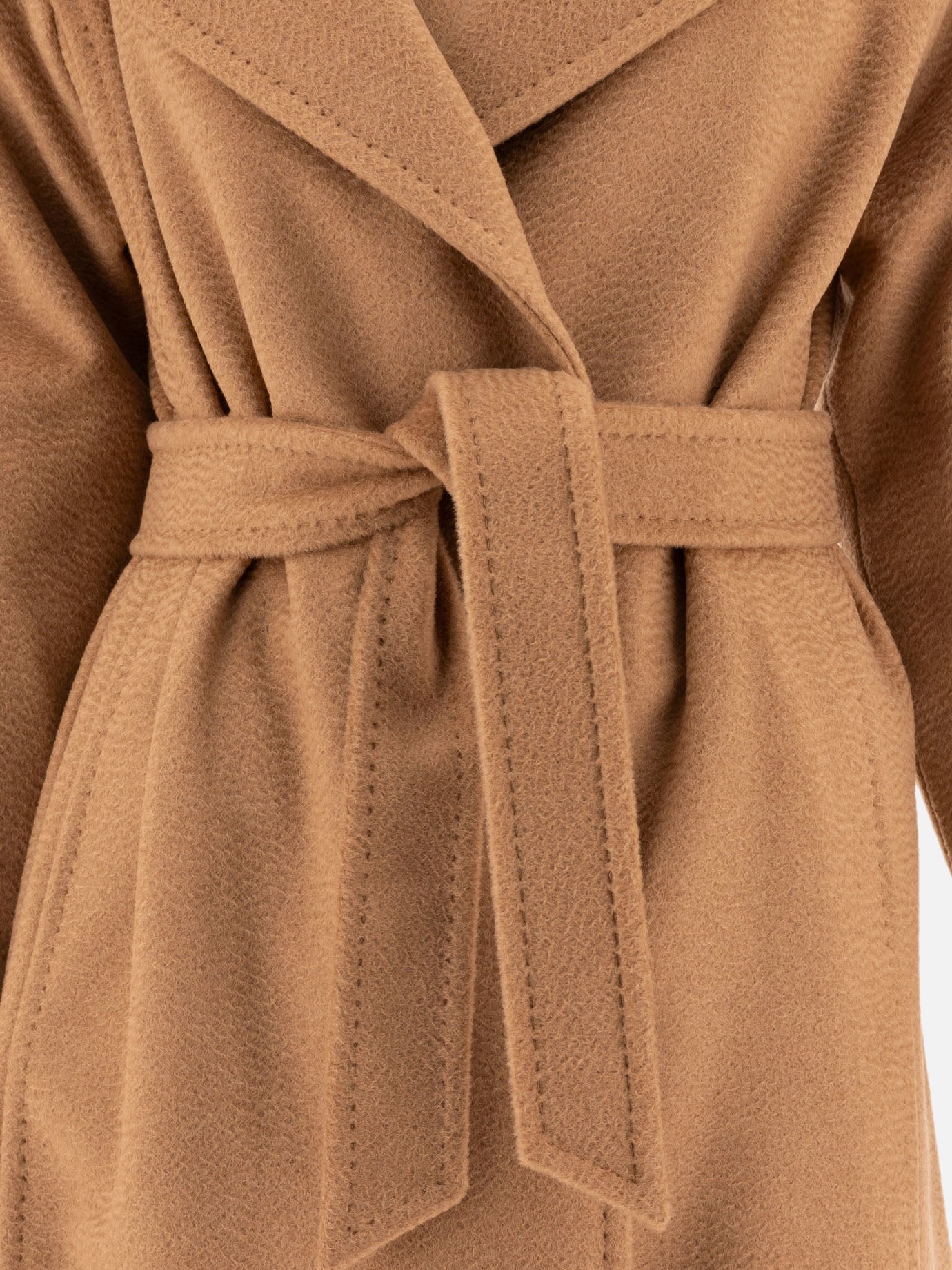 Long coats Solid colour  Beige - Max Mara Women | PDP | VIETTI Online Store | thumbnail_3