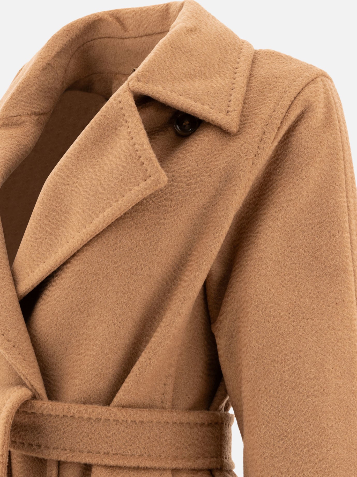 Long coats Solid colour  Beige - Max Mara Women | PDP | VIETTI Online Store | Zoom-Modal_4
