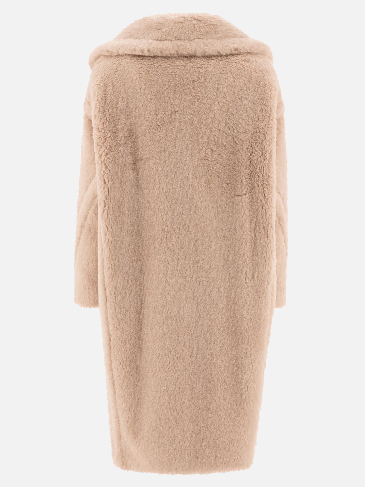 Max Mara "Teddy Bear Icon" coat in alpaca and silk Beige