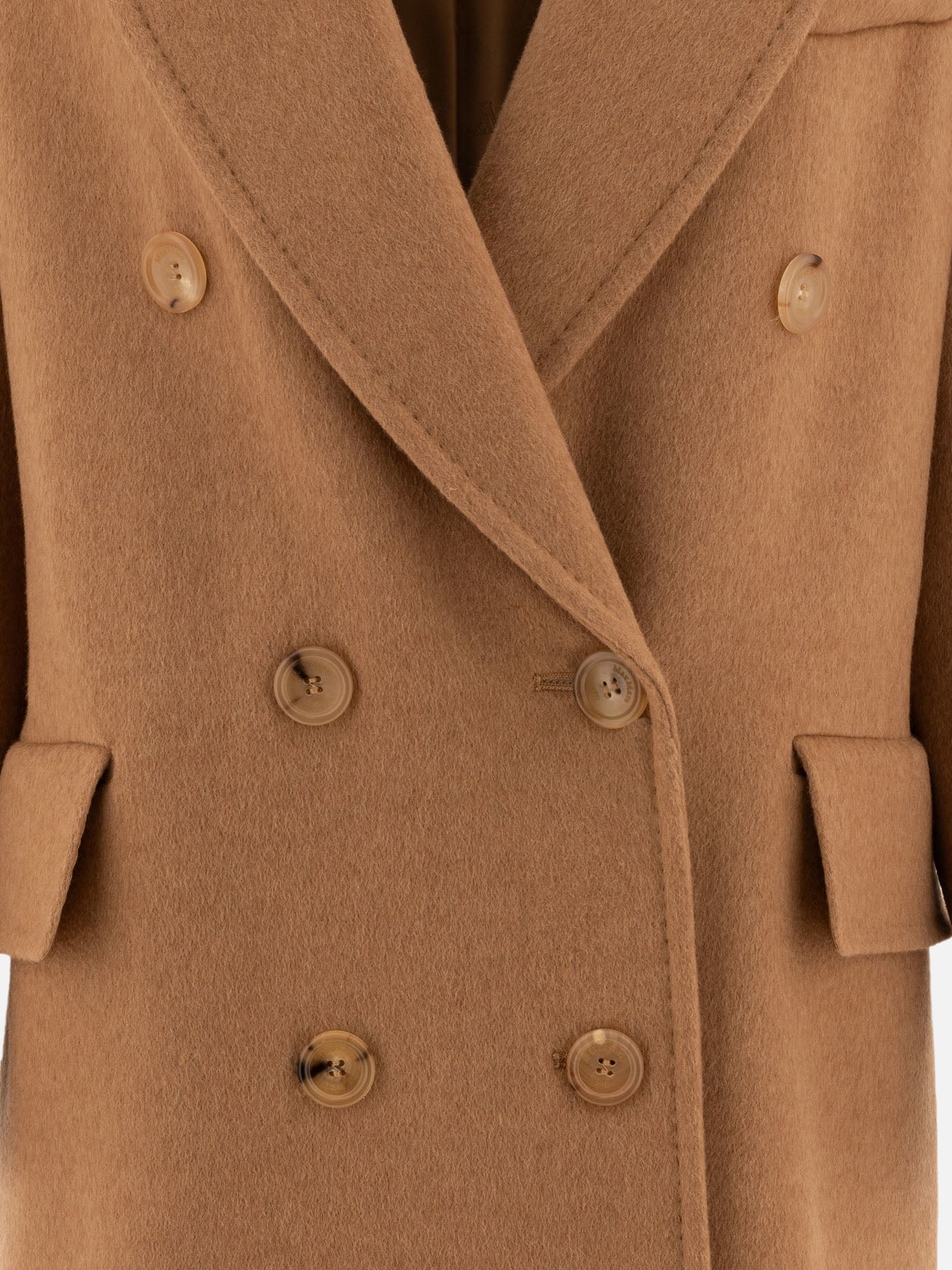 Long coats Solid colour  Beige - Max Mara Women | PDP | VIETTI Online Store | thumbnail_3