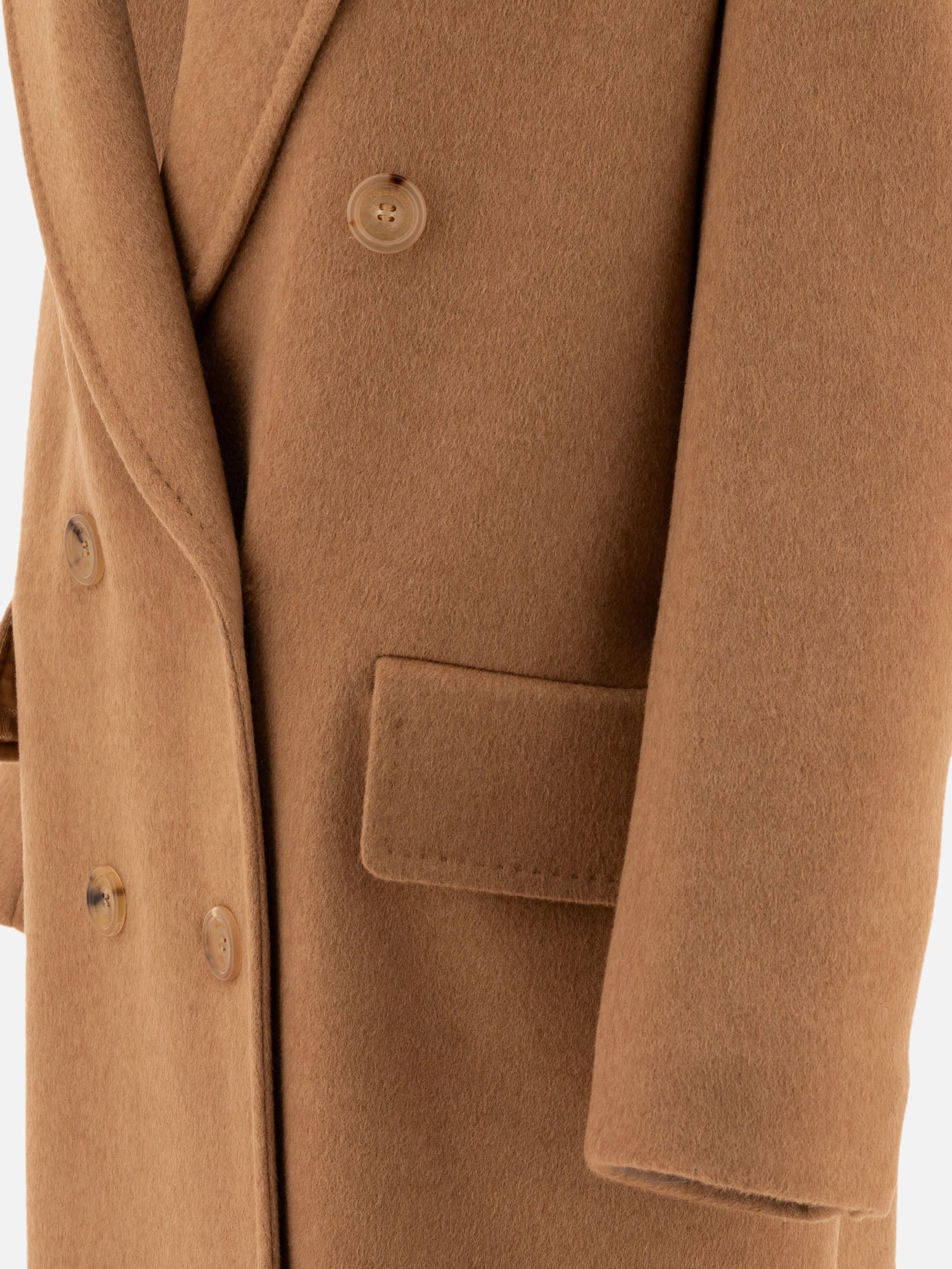 Long coats Solid colour  Beige - Max Mara Women | PDP | VIETTI Online Store | Zoom-Modal_4
