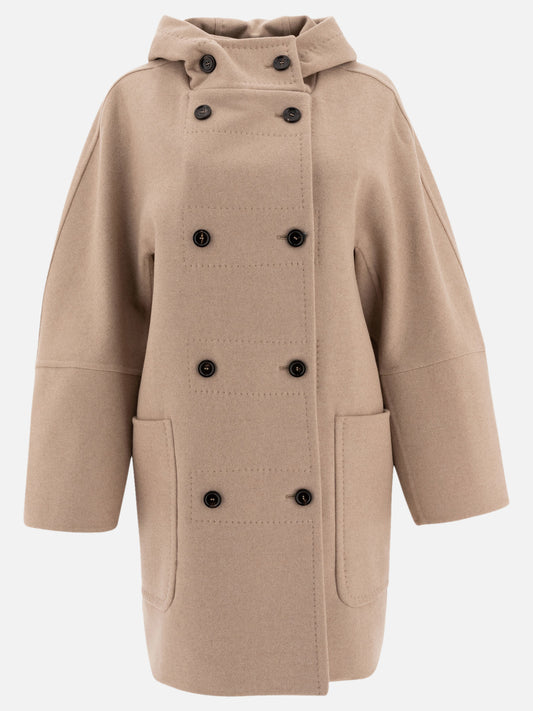 Long coats Solid colour  Beige - Max Mara Women | PLP | VIETTI Online Store 
