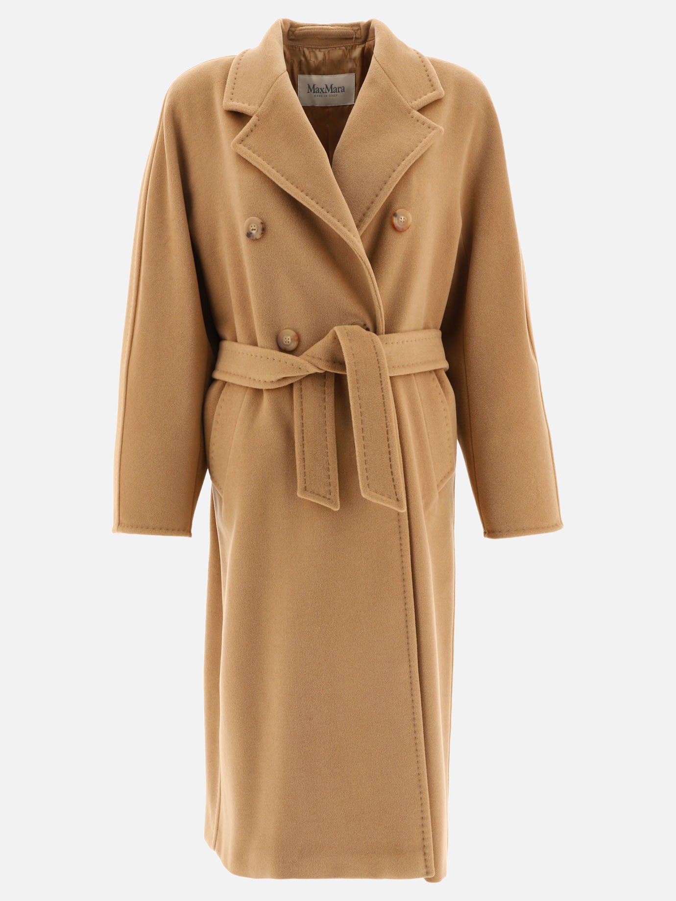 Long coats Solid colour  Brown - Max Mara Women | PDP | VIETTI Online Store | Zoom-Modal
