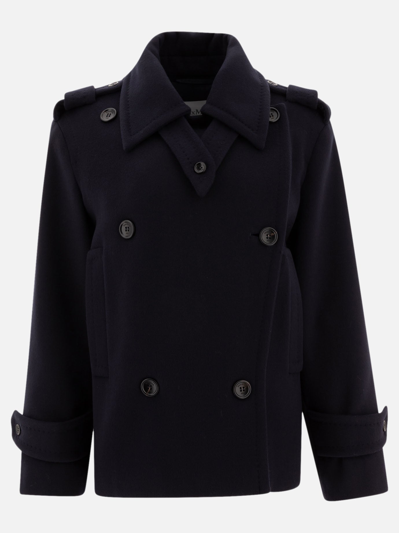 Max Mara Wool and cashmere coat Blue