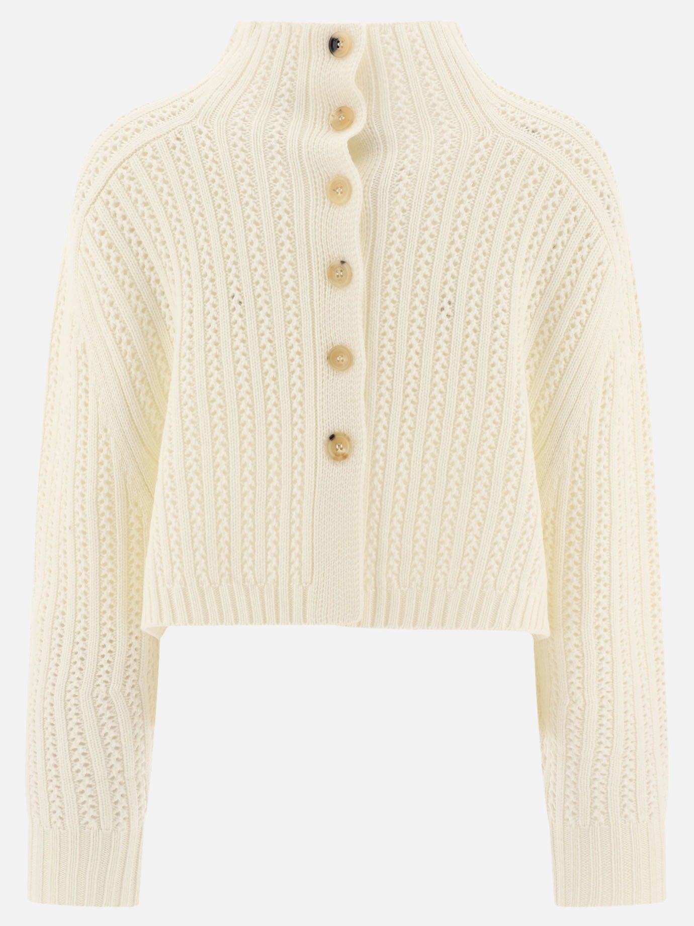 Wool and cashmere crop sweater "Hodeida"