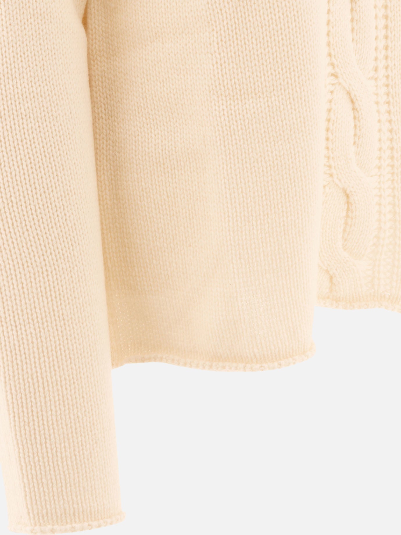 Max Mara "Pico" cashmere yarn sweater White