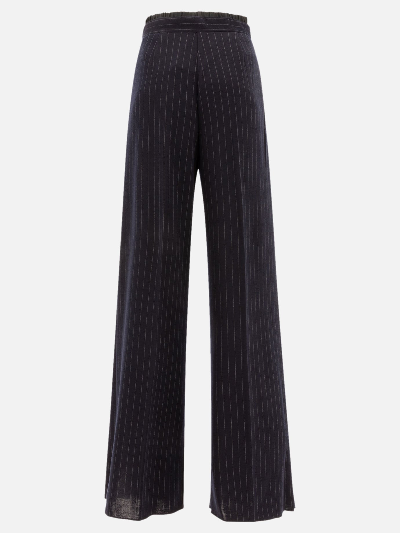 Max Mara "Piroghe" pinstriped trousers Blue