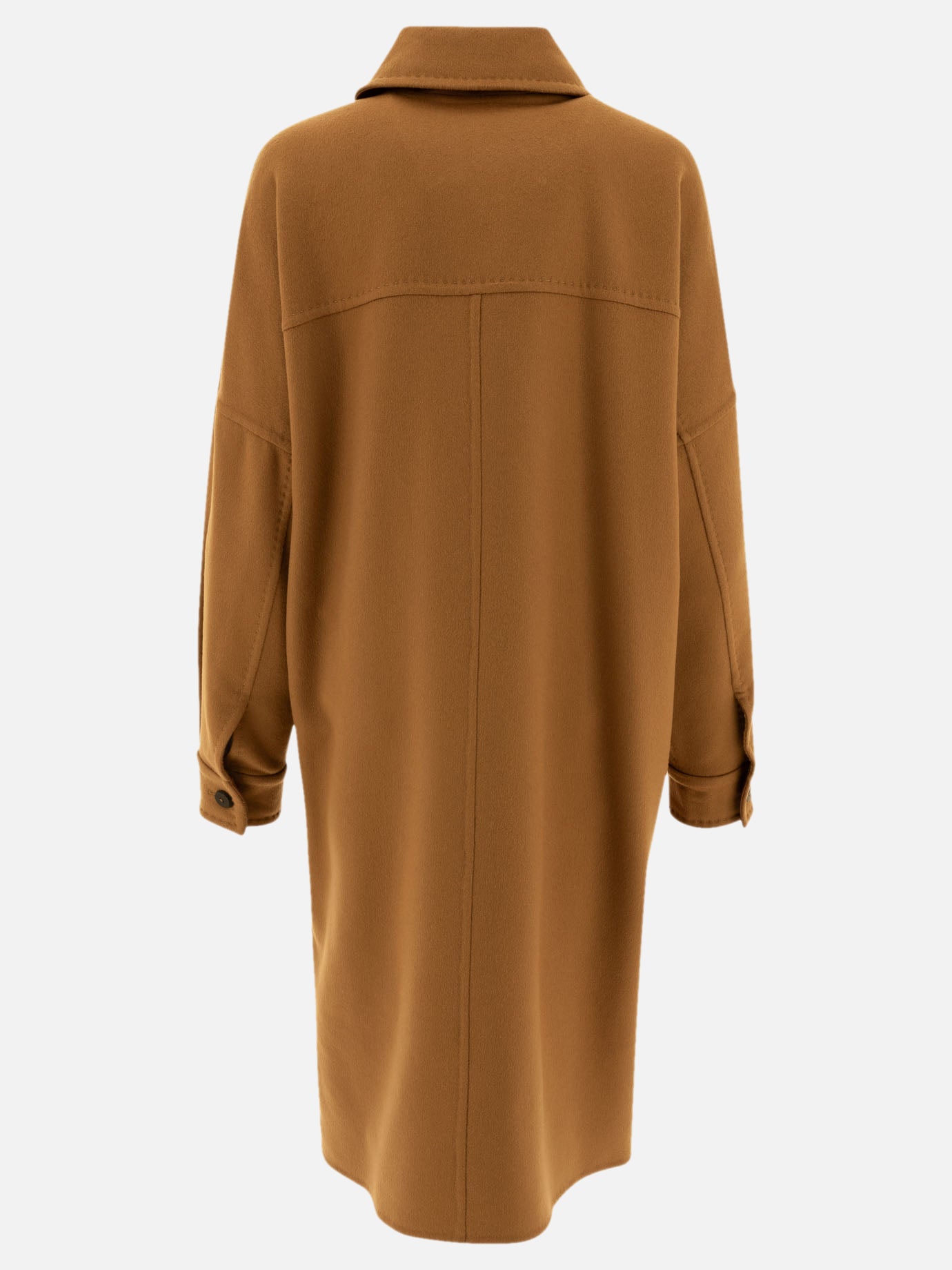 Max Mara Atelier Oversize coat in cashmere Brown