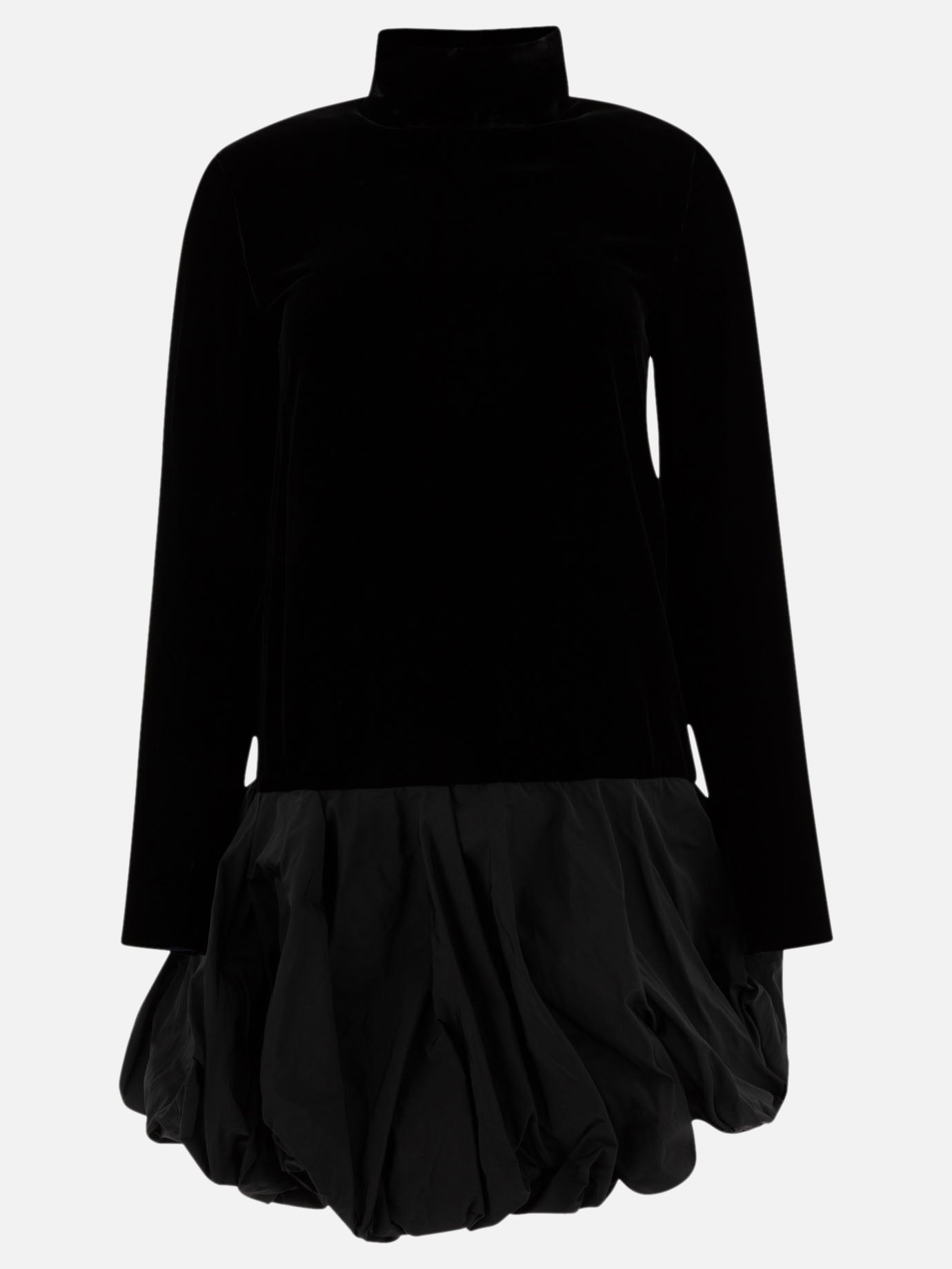 Max Mara Pianoforte Velvet dress Black