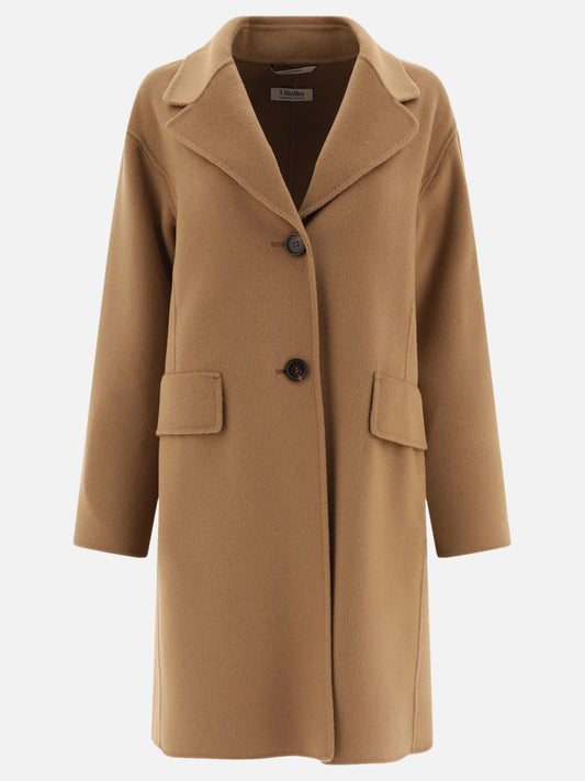 Long coats Solid colour  Beige - Max Mara S Women | PLP | VIETTI Online Store 
