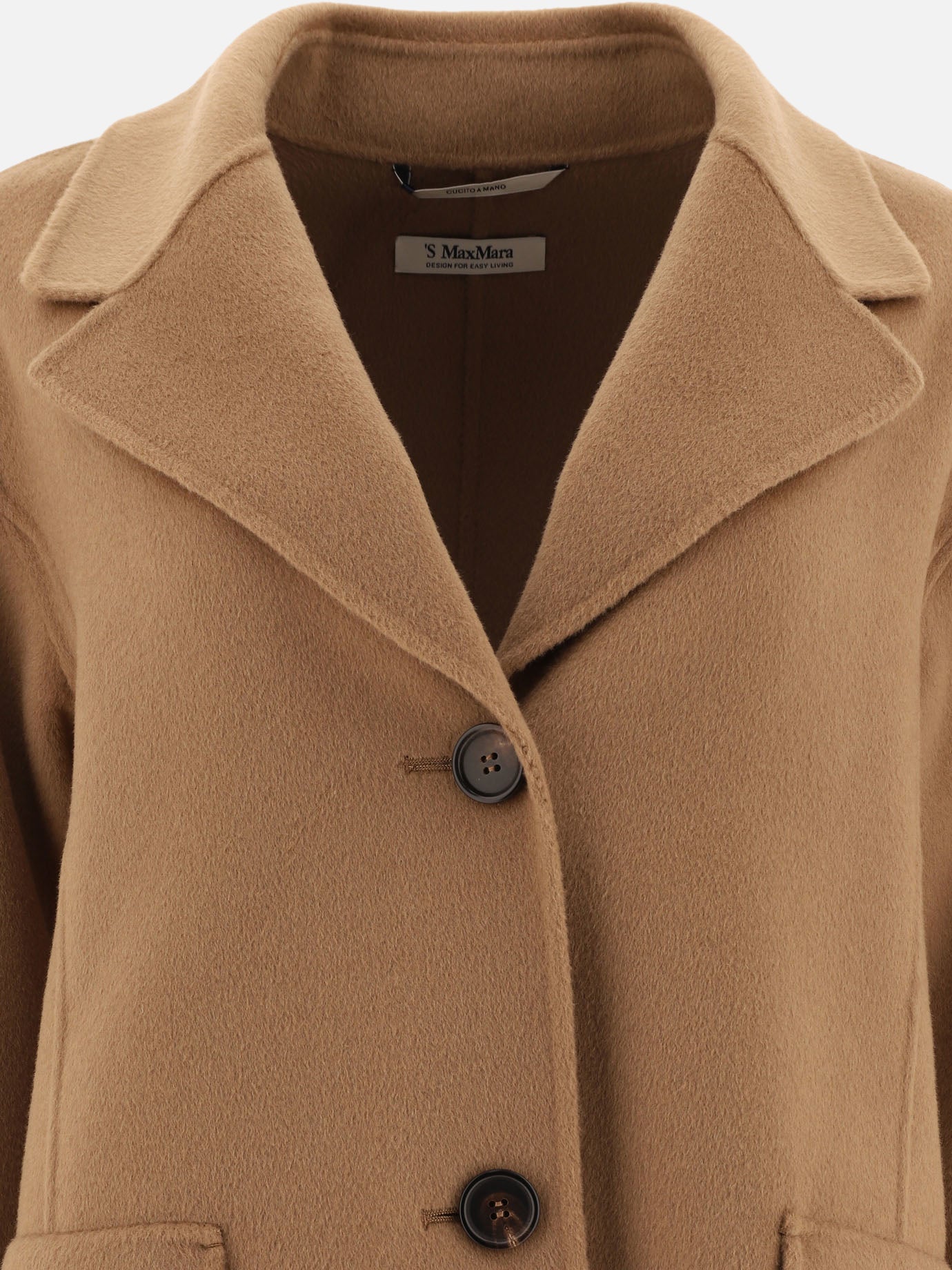 Long coats Solid colour  Beige - Max Mara S Women | PDP | VIETTI Online Store | Zoom-Modal_3
