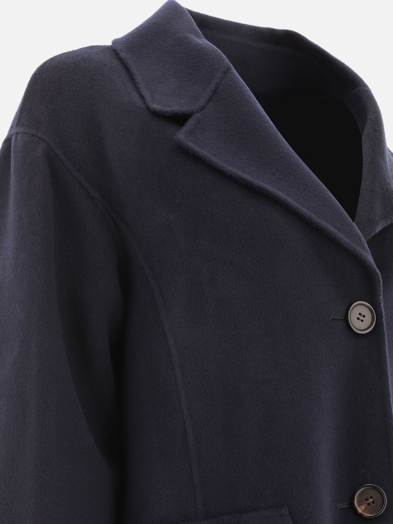 Long coats Solid colour  Blue - Max Mara S Women | PDP | VIETTI Online Store | Zoom-Modal_4
