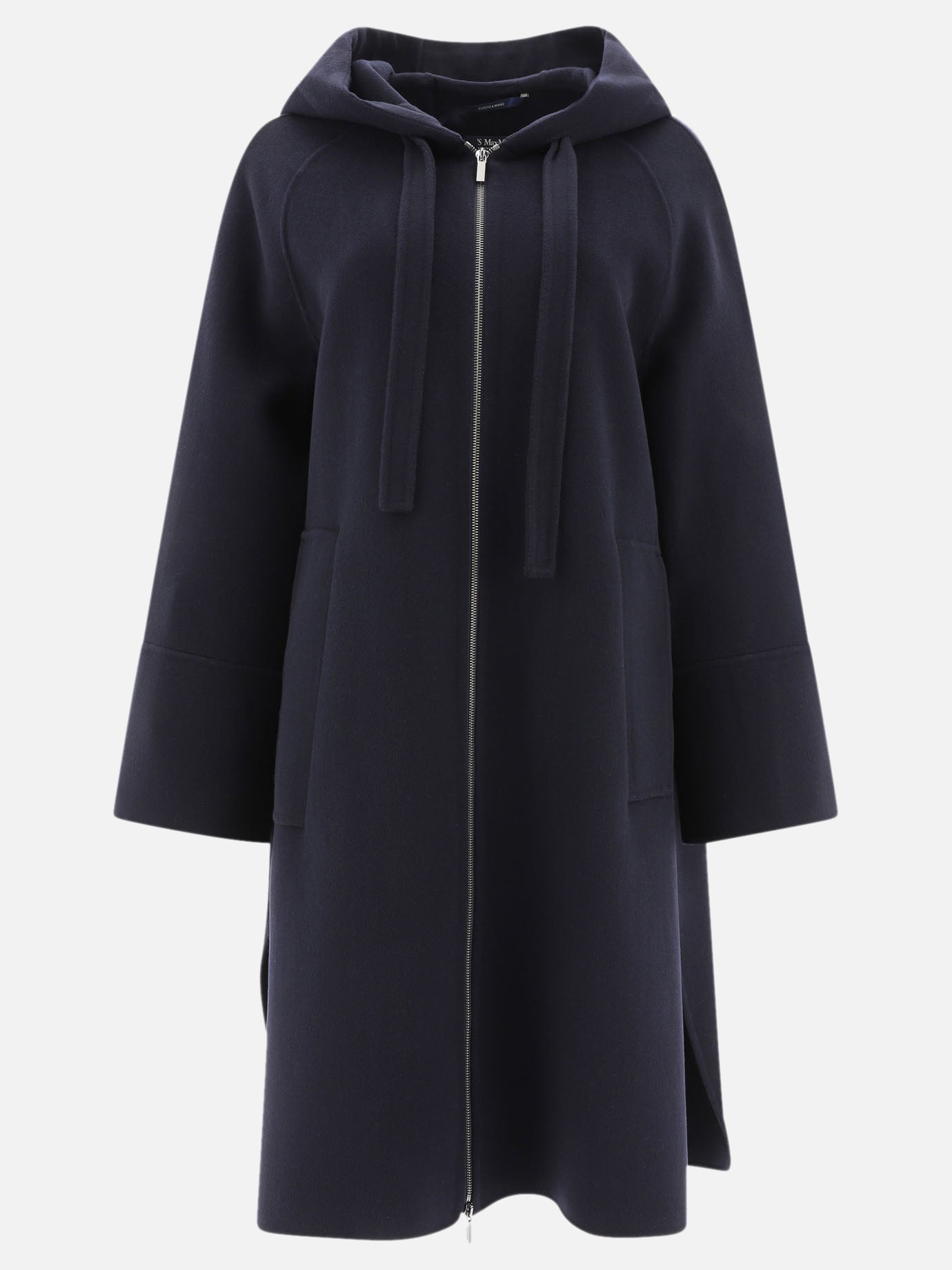 Long coats Solid colour  Blue - Max Mara S Women | PDP | VIETTI Online Store | thumbnail