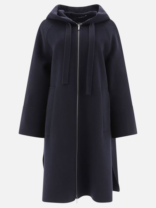 Long coats Solid colour  Blue - Max Mara S Women | PLP | VIETTI Online Store 
