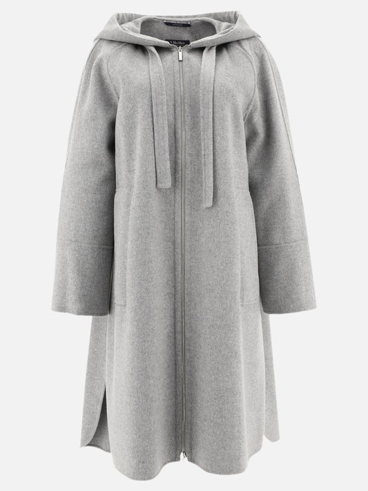 Long coats Solid colour  Grey - Max Mara S Women | PLP | VIETTI Online Store 
