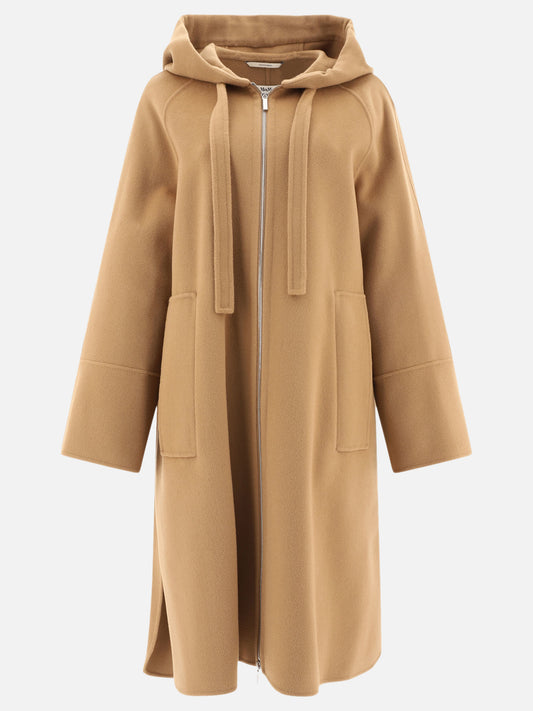 Long coats Solid colour  Beige - Max Mara S Women | PLP | VIETTI Online Store 

