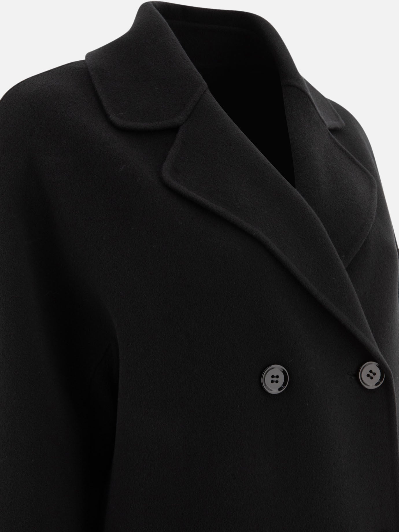 Long coats Solid colour  Black - Max Mara S Women | PDP | VIETTI Online Store | Zoom-Modal_4
