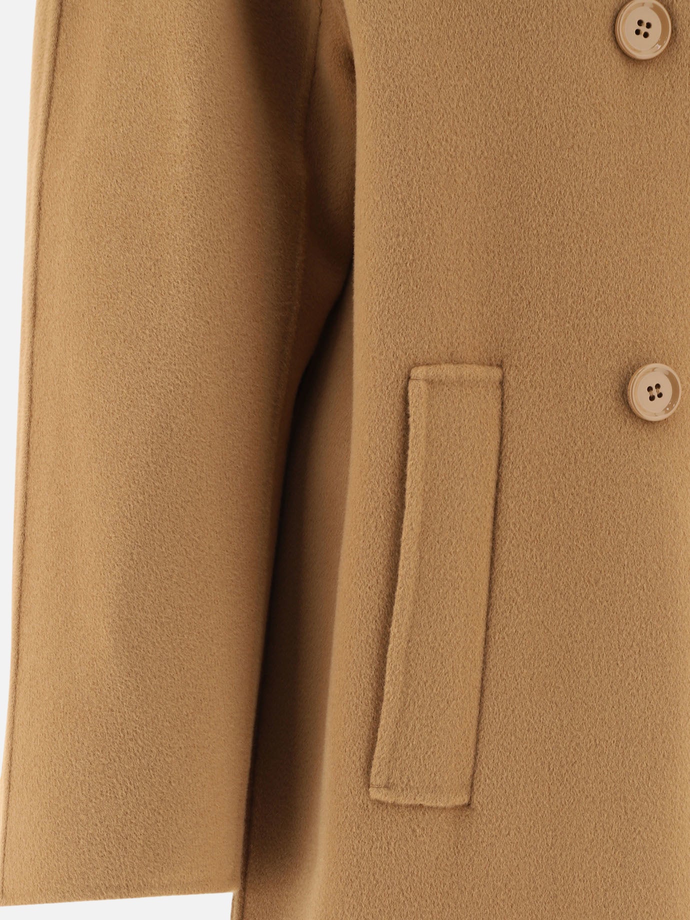 Long coats Solid colour  Beige - Max Mara S Women | PDP | VIETTI Online Store | thumbnail_4