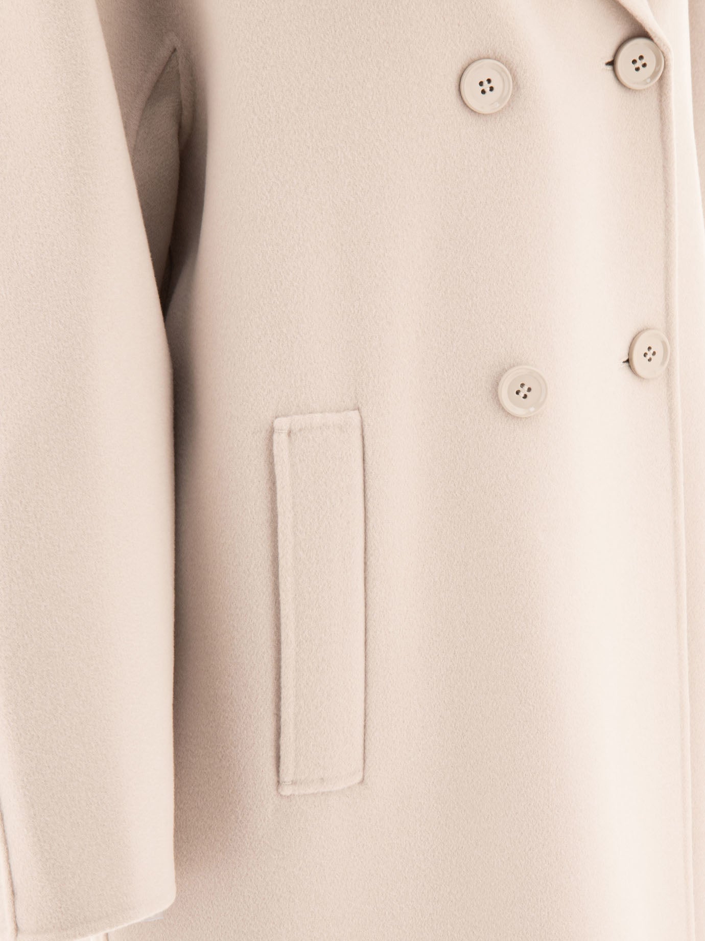 Long coats Solid colour  White - Max Mara S Women | PDP | VIETTI Online Store | thumbnail_4