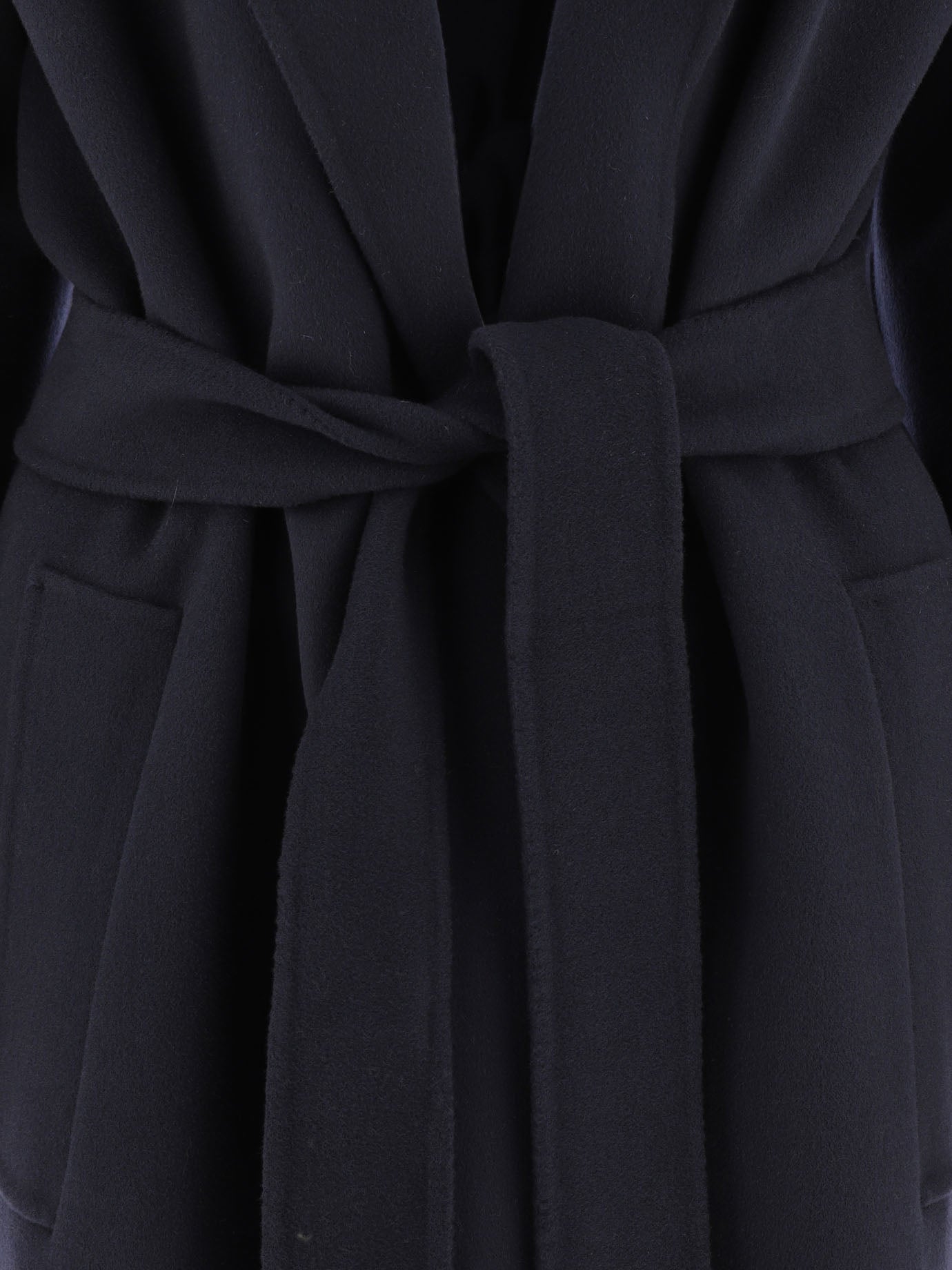 Long coats Solid colour  Blue - Max Mara S Women | PDP | VIETTI Online Store | thumbnail_3