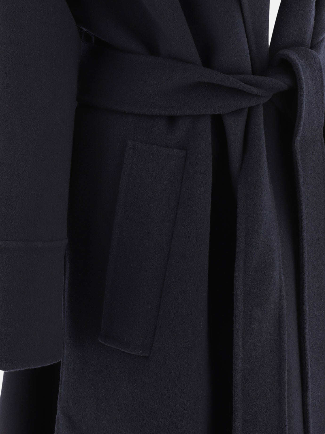 Long coats Solid colour  Blue - Max Mara S Women | PDP | VIETTI Online Store | Zoom-Modal_4
