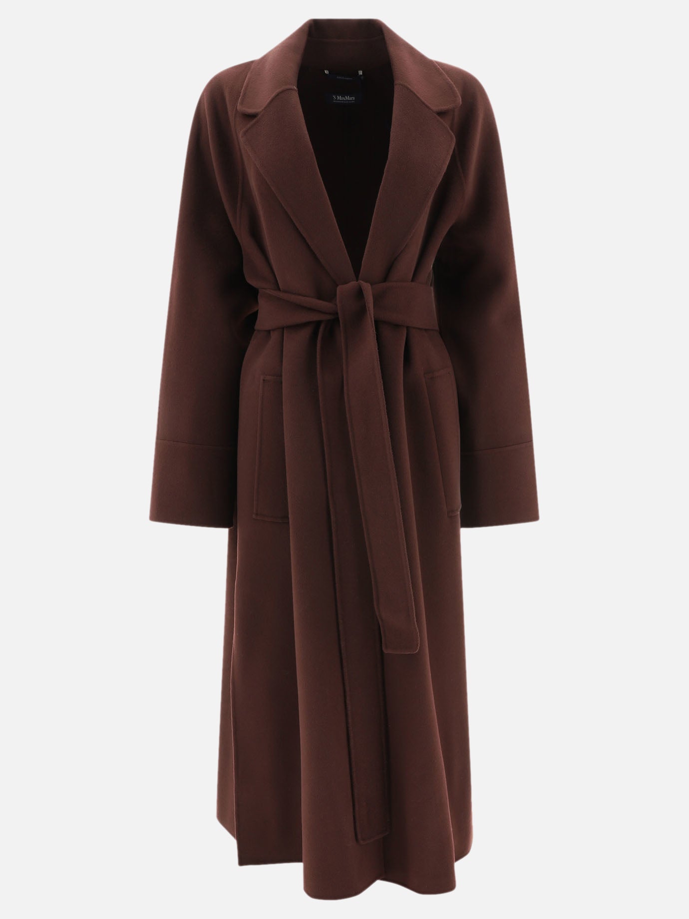 Long coats Solid colour  Bordeaux - Max Mara S Women | PDP | VIETTI Online Store | thumbnail