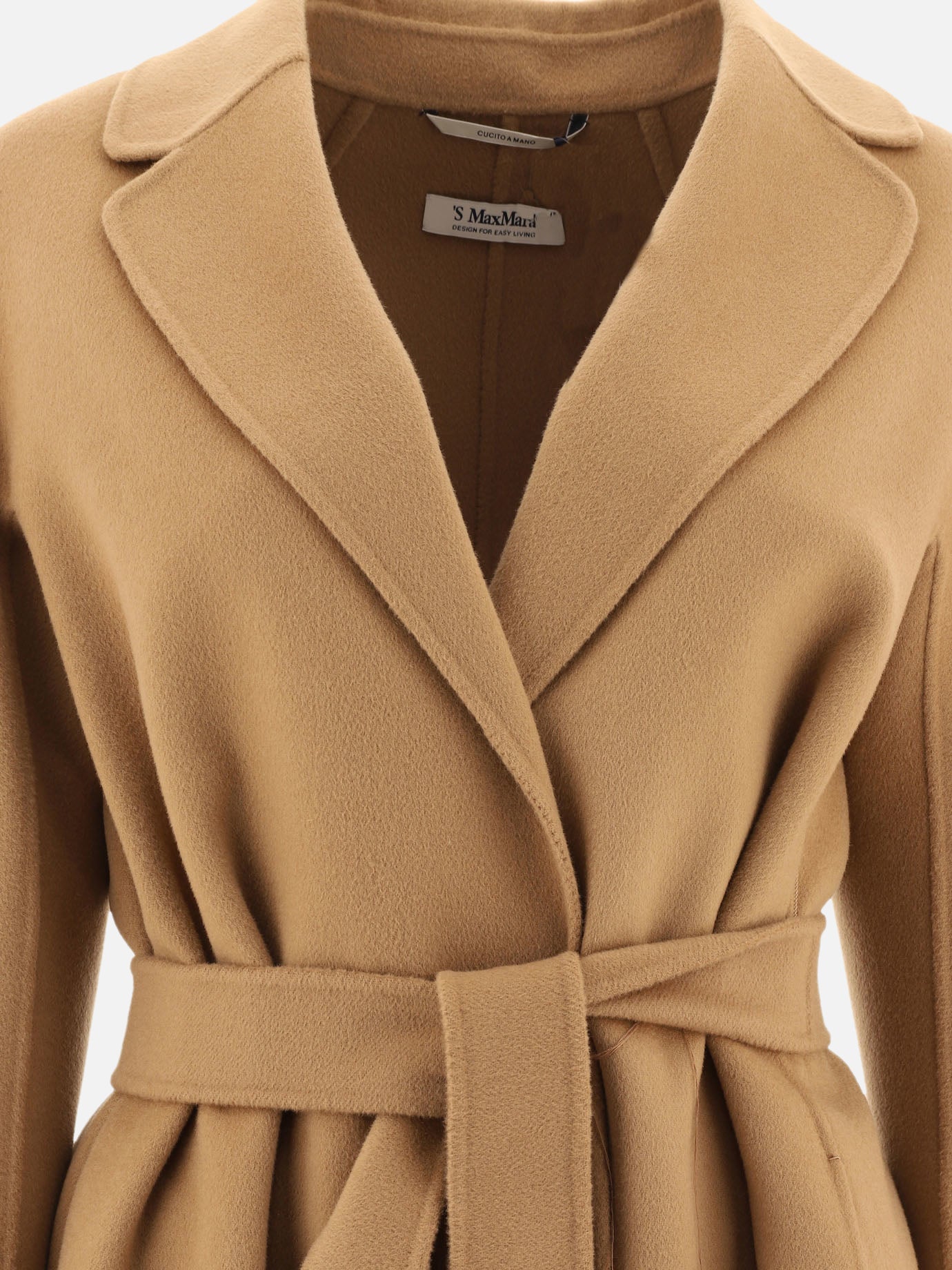 Long coats Solid colour  Beige - Max Mara S Women | PDP | VIETTI Online Store | Zoom-Modal_3
