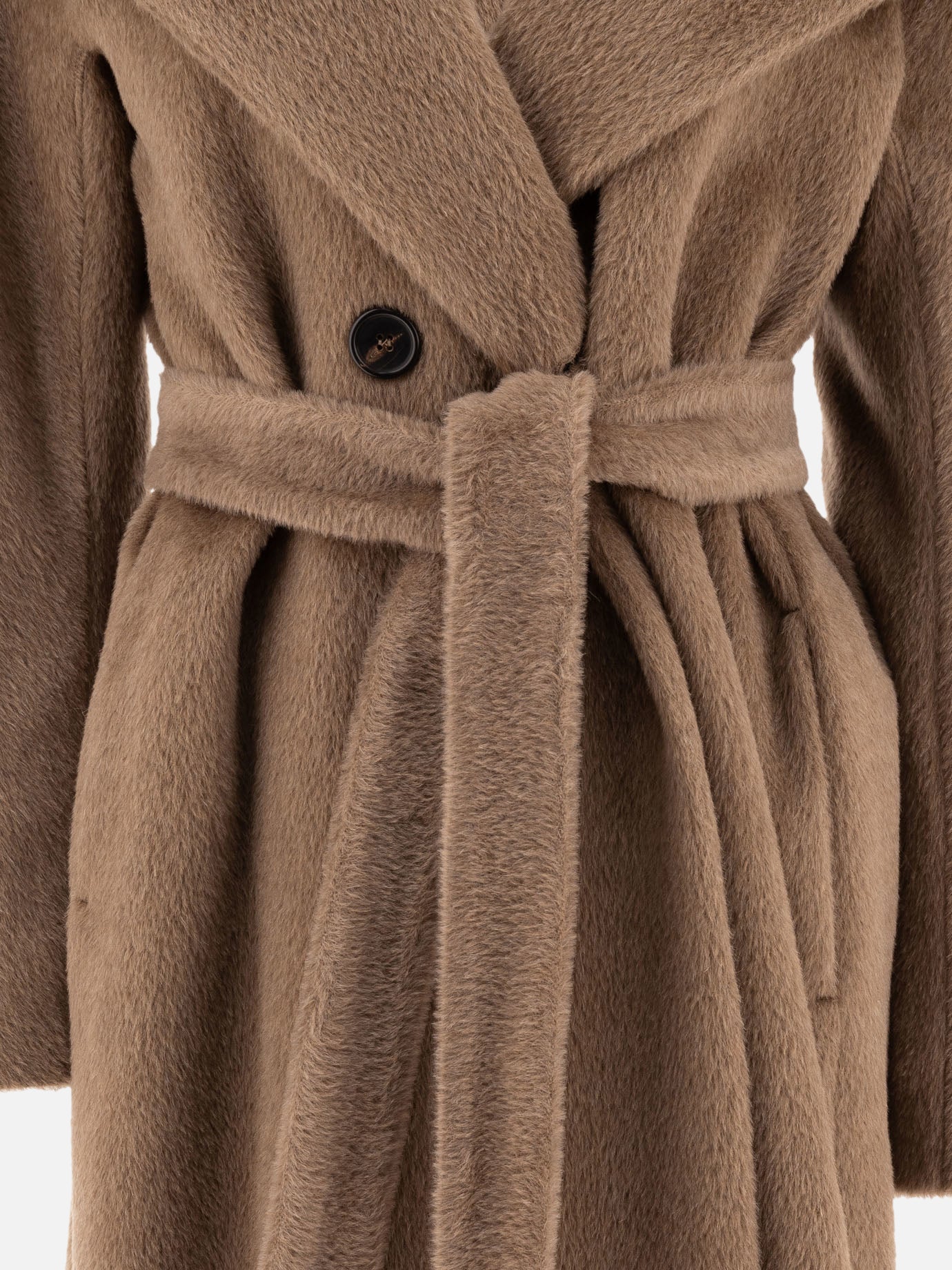Long coats Solid colour  Brown - Max Mara S Women | PDP | VIETTI Online Store | Zoom-Modal_3
