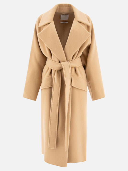 Long coats Solid colour  Beige - Max Mara Sportmax Women | PLP | VIETTI Online Store 
