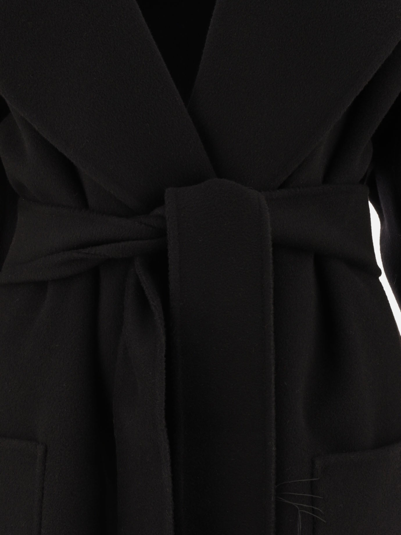 Long coats Solid colour  Black - Max Mara Sportmax Women | PDP | VIETTI Online Store | Zoom-Modal_3
