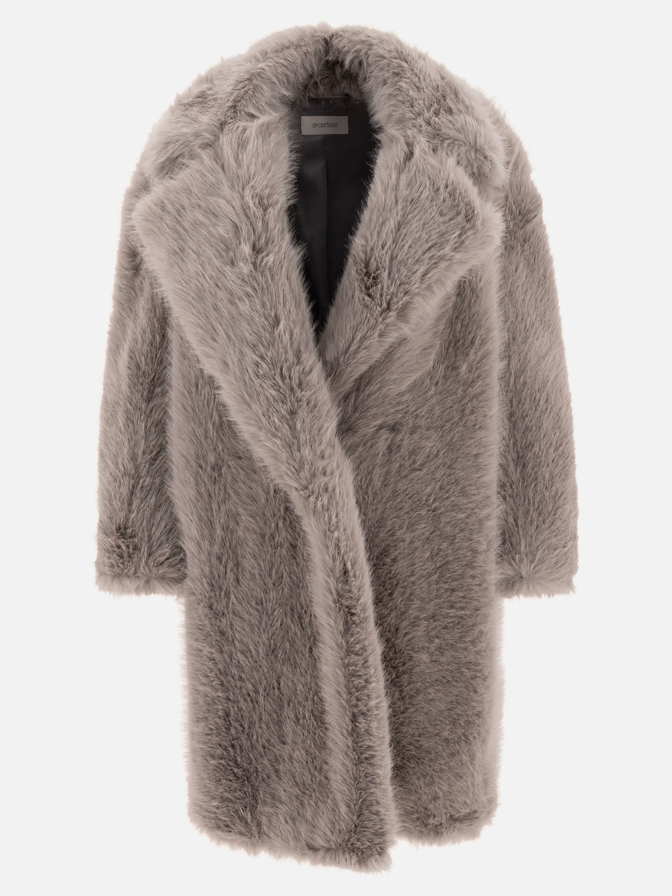 Long coats Solid colour  Grey - Max Mara Sportmax Women | PDP | VIETTI Online Store | Zoom-Modal
