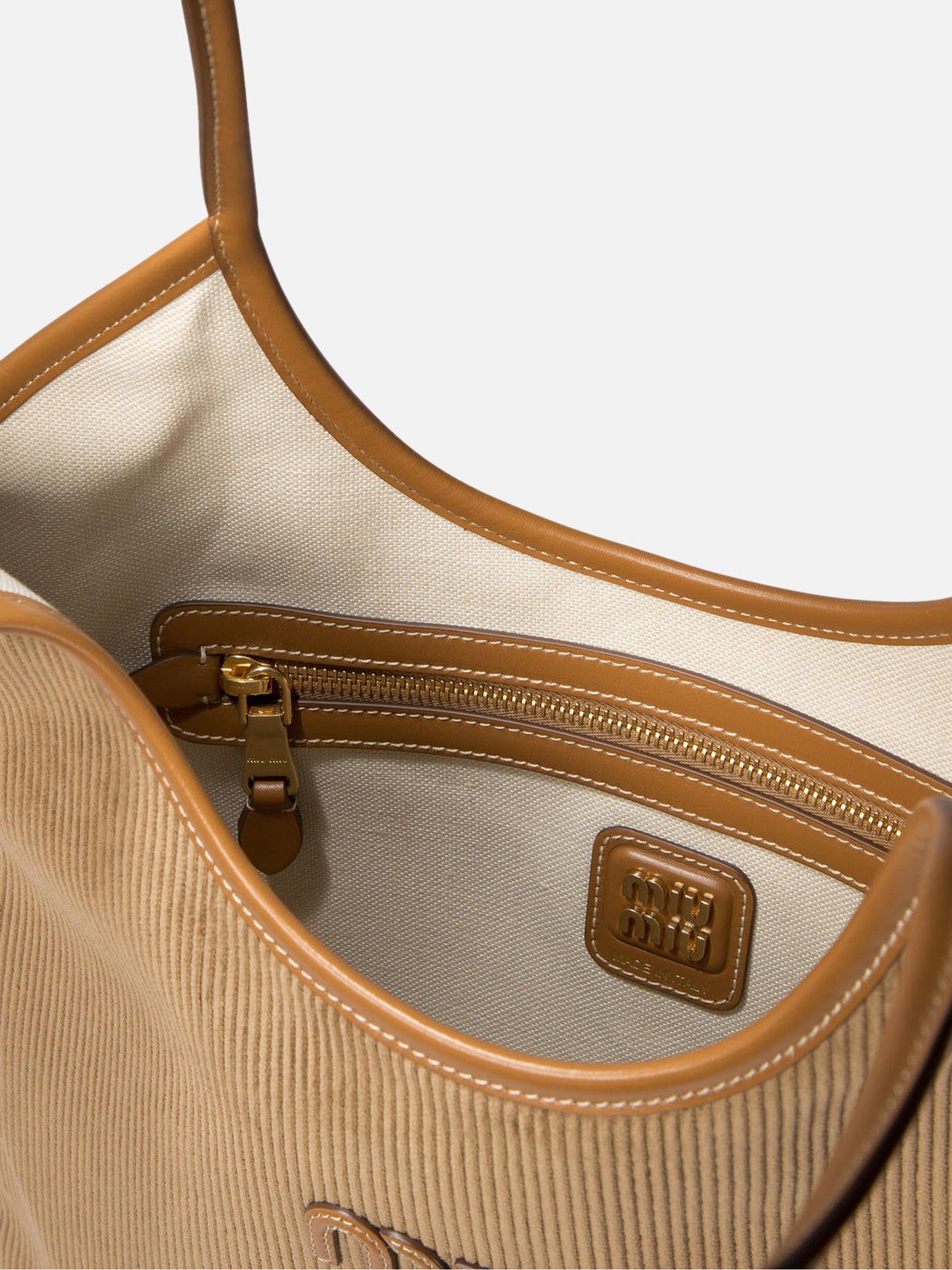 Miu Miu "IVY" shoulder bag Beige