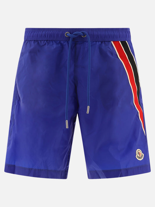 Swim shorts Logo  Blue - Moncler Men | PLP | VIETTI Online Store 

