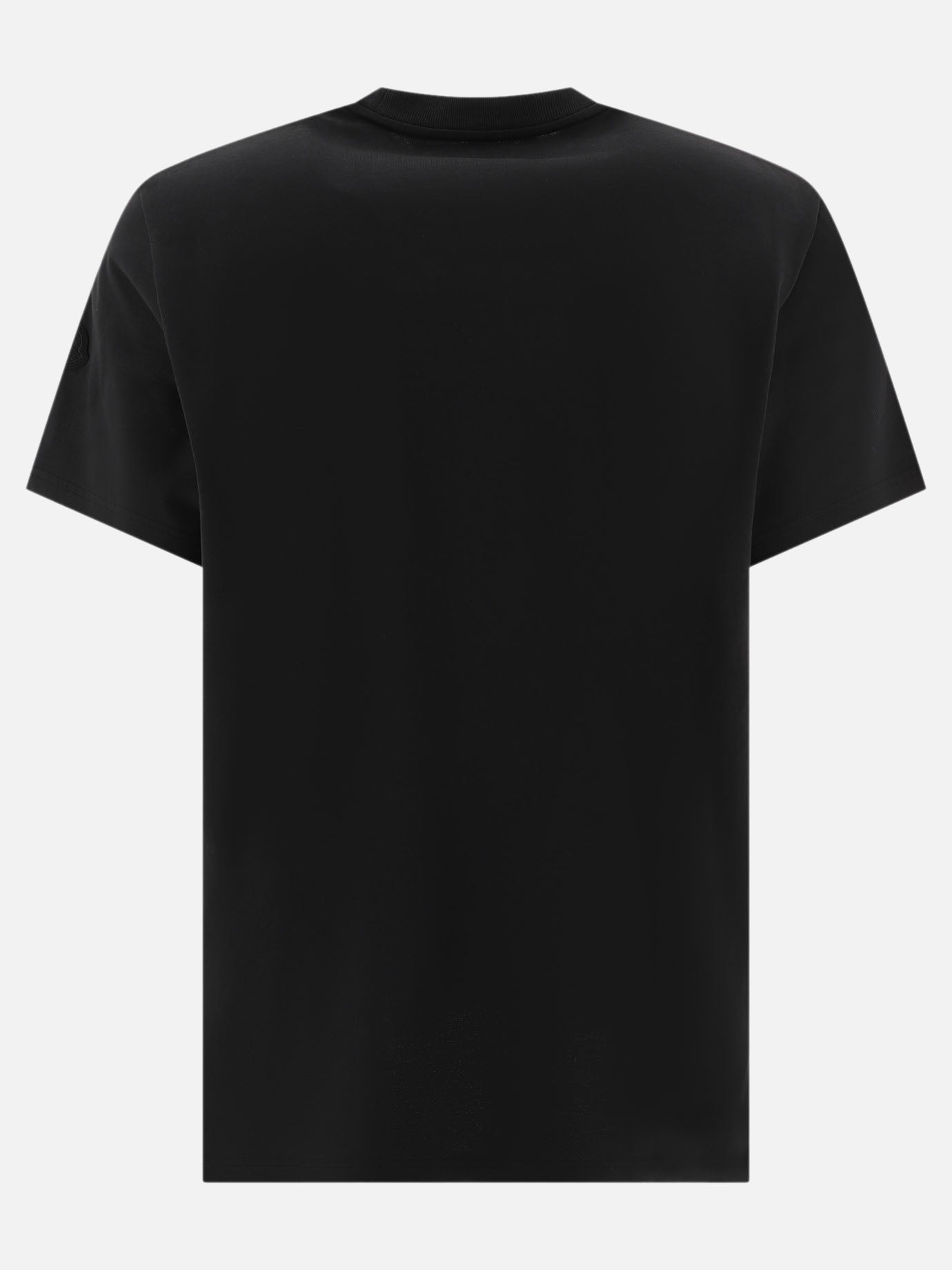 Crewneck t-shirts Logo  Black - Moncler Men | PDP | VIETTI Online Store | Zoom-Modal_2
