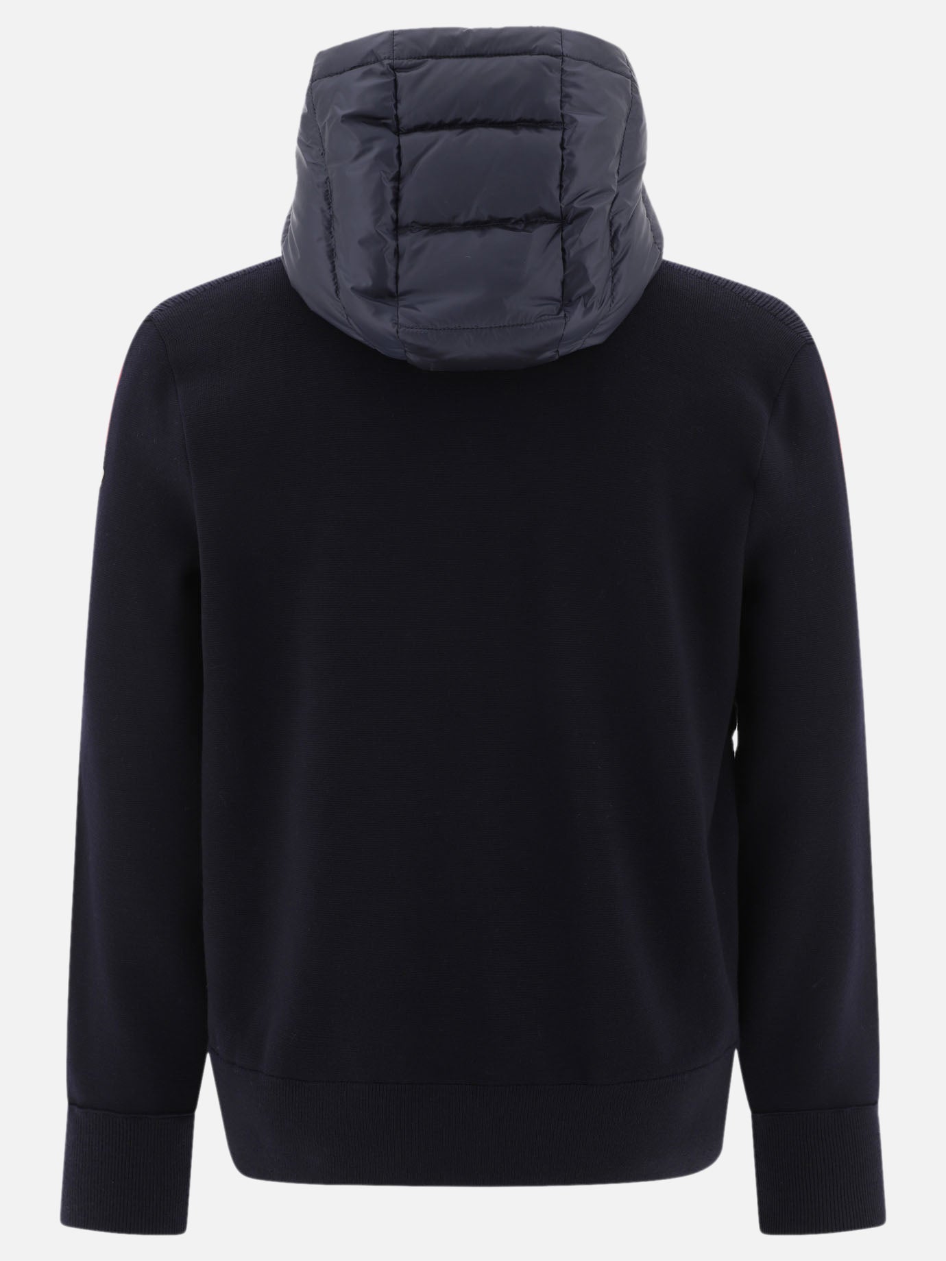 Down jackets Solid colour  Blue - Moncler Men | PDP | VIETTI Online Store | thumbnail_2