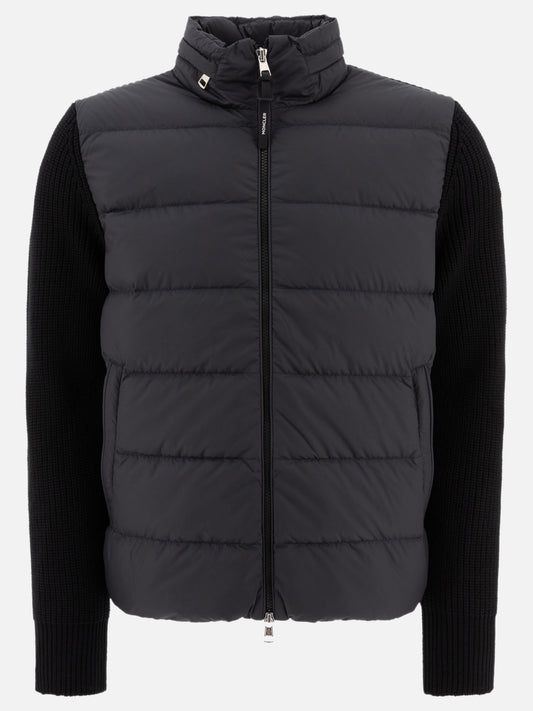 Down jackets Solid colour  Black - Moncler Men | PLP | VIETTI Online Store 
