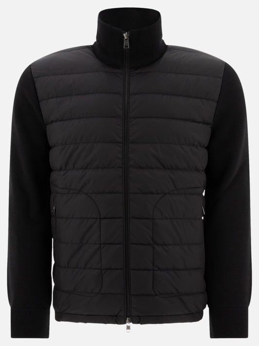 Down jackets Solid colour  Black - Moncler Men | PLP | VIETTI Online Store 
