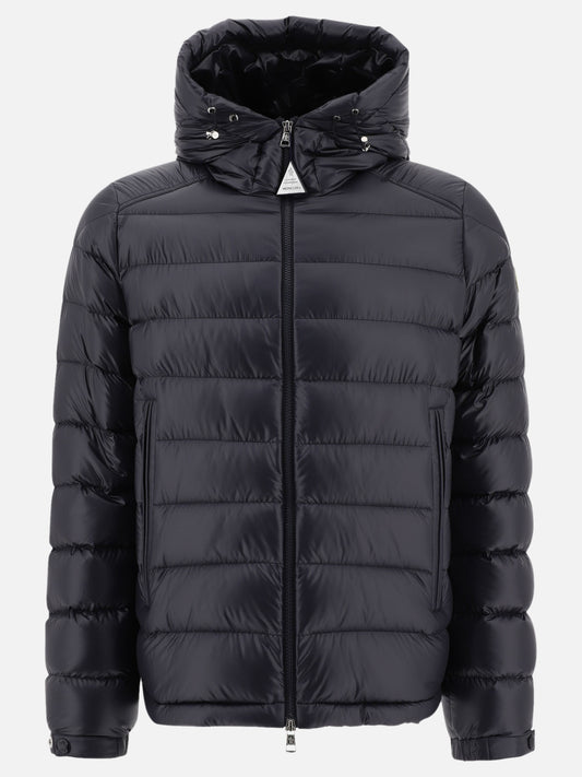 Down jackets Solid colour  Blue - Moncler Men | PLP | VIETTI Online Store 
