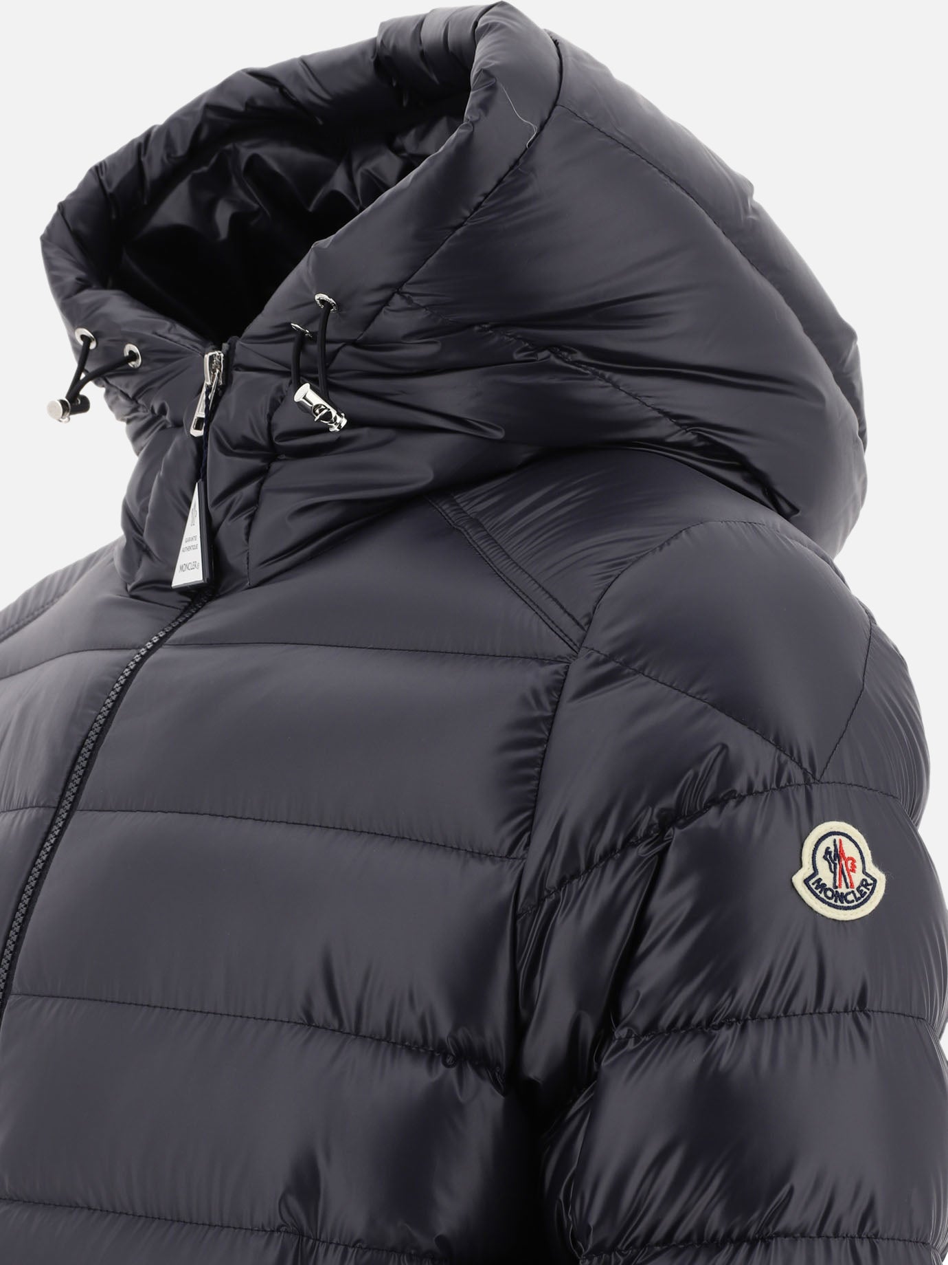 Down jackets Solid colour  Blue - Moncler Men | PDP | VIETTI Online Store | thumbnail_4