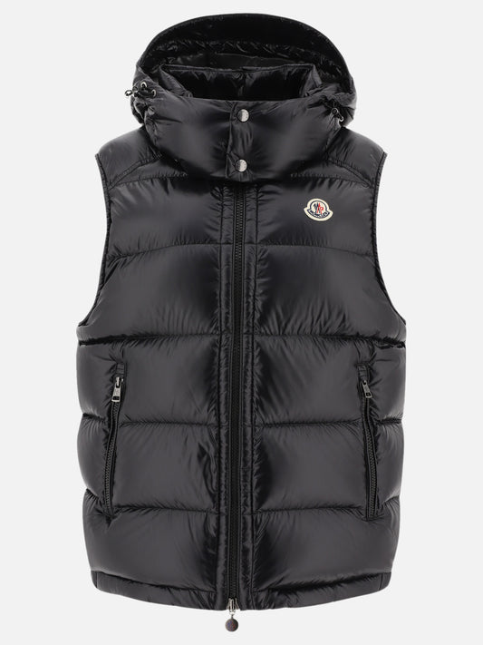 Vest jackets Solid colour  Black - Moncler Men | PLP | VIETTI Online Store 

