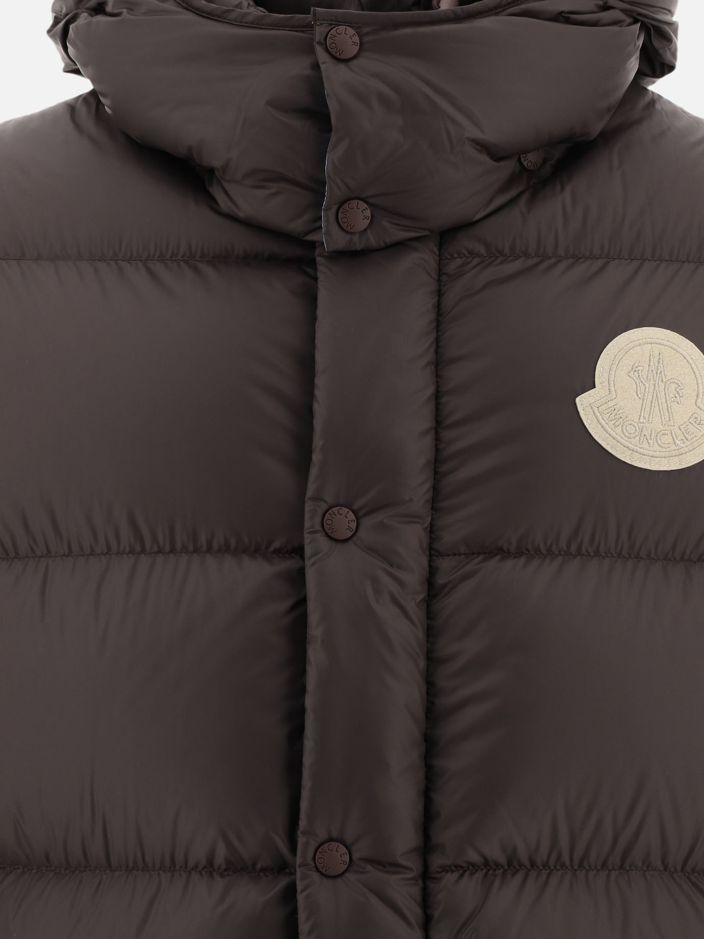 Down jackets Solid colour  Brown - Moncler Men | PDP | VIETTI Online Store | Zoom-Modal_3
