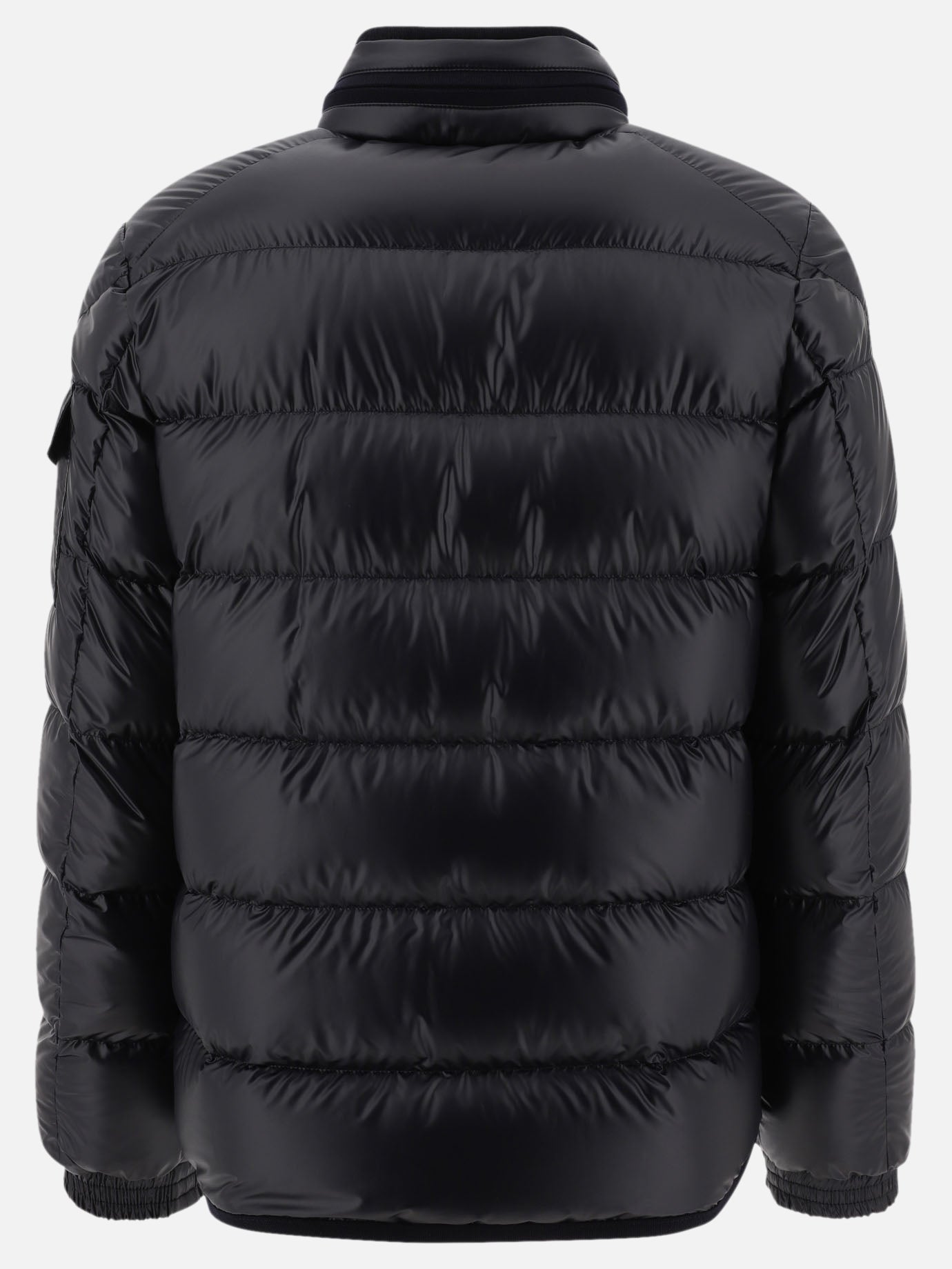Down jackets Solid colour  Blue - Moncler Men | PDP | VIETTI Online Store | thumbnail_2