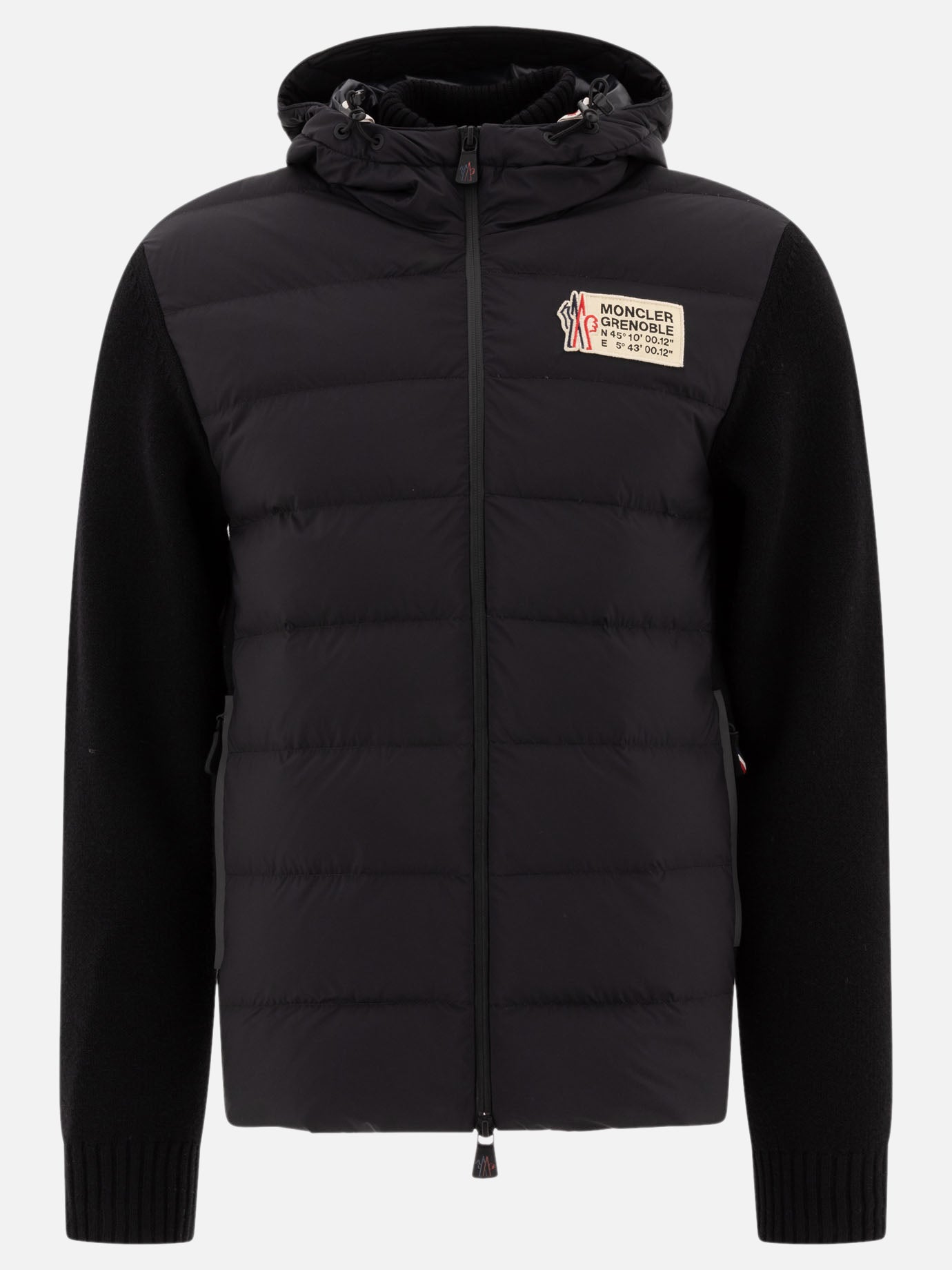 Down jackets Solid colour  Black - Moncler Grenoble Men | PDP | VIETTI Online Store | thumbnail